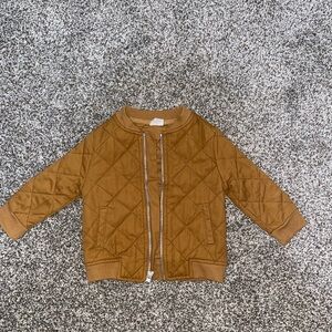 Wonder Nation Brown Quilted Puffer Jacket